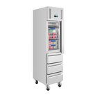 Polar Koelkast | G-serie | 292l (1/1 Gn) | Rvs | +2°c/+8°c | Geforceerd | Wielen (geremd) | 484x745x2100(h)mm