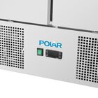 Polar Koelwerkbank | U-serie | Energiezuinig | 257l | 2 Deuren (1/1 Gn) | +2°c/+8°c | Geforceerd | Wielen (geremd) | 903x700x870(h)mm
