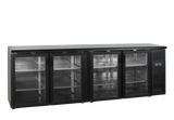 Topcold Barkoelkast | 630l | Zwart | 0°c/+4°c | Geventileerd | Compressor | 2542x513x860(h)mm