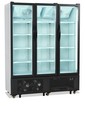 Tefcold Koelkast | Serie FS | 1329l | Wit/zwart | +2°c/+10°c | Geforceerd | Draaideuren | Wielen (geremd) | 1600x730x2073(h)mm
