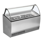 Isa Schepijsvitrine | Bermuda | 395l | 13x 5L | -14°c/-20°c | Geforceerd | Gekoelde Reserve | Wielen | 1670x800x1343(h)mm