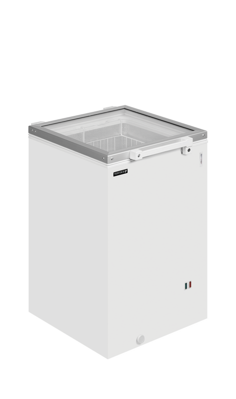 Tefcold Vrieskist | 115l | Wit | -14°c/-24°c | Statisch | Klapdeksel (vlak) | 550x630x930(h)mm