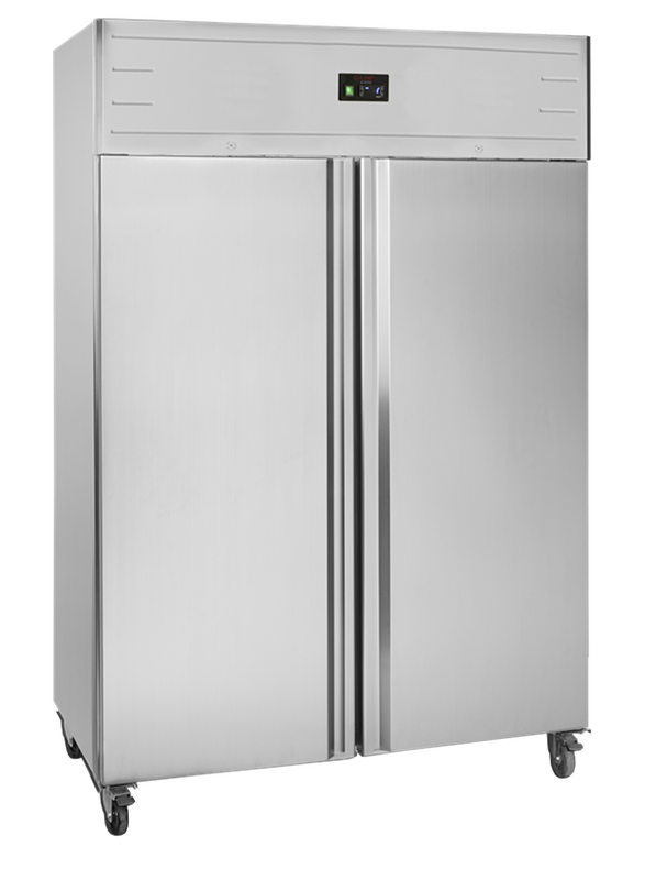 Tefcold Vrieskast | G-line | 1166l (2/1 Gn) | Rvs | -18°c/-24°c | Geforceerd | Wielen (geremd) | 1340x845x2000(h)mm