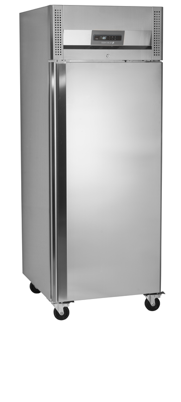 Tefcold Bakkerij Vrieskast | 850l (en600x800) | Rvs | -18°c/-24°c | Geforceerd | Wielen (geremd) | 740x990x2010(h)mm