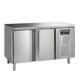 Tefcold Bakkerij Koelwerkbank | 390l | 2 Deuren (en600x400) | +2°c/+10°c | Geforceerd | Werkblad Afneembaar | 1510x800x880(h)mm