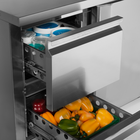 Tefcold Bakkerij Koelwerkbank | 390l | 2 Deuren (en600x400) | +2°c/+10°c | Geforceerd | Werkblad Afneembaar | 1510x800x880(h)mm