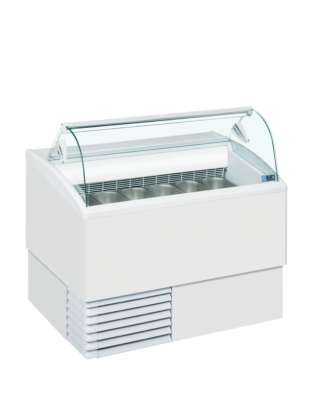 Isa Schepijsvitrine | Isetta | 372l | 6x 5L | -14°c/-16°c | Statisch | Gekoelde Reserve | Wielen | 1184x800x1176(h)mm