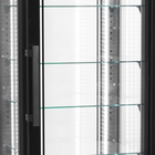 Tefcold Vriesvitrine | Upd | 364l | Zwart | -18°c/-22°c | Geforceerd | 6 Niveaus | Wielen (geremd) | 650x650x1950(h)mm