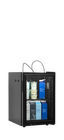 Tefcold Melkkoeler | Serie BC | 67l | Zwart | +2°c/+10°c | Statisch + Ventilator | 432x496x668(h)mm