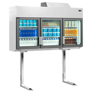 Tefcold Wandkoeling/-vriezer + Standaard | Serie Mtf | Wit | -18°c/-24°c &amp; -1°c/+8°c | Geforceerd | Draaideuren | 2100x745x2430(h)mm