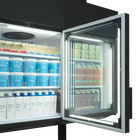 Tefcold Wandkoeling/-vriezer + Standaard | Serie Mtf | Zwart | -18°c/-24°c &amp; -1°c/+8°c | Geforceerd | Draaideuren | 2500x745x2430(h)mm