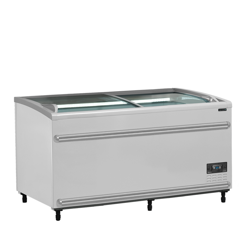 Tefcold Supermarkt Koel-/vrieskist | Serie Sfi | 715l | Wit | -18°c/-24°c &amp; -1°c/+8°c | Statisch | Schuifdeksels | 1456x858x890(h)mm