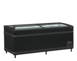 Tefcold Supermarkt Koel-/vrieskist | Serie Sfi | Kop-element | 786l | Zwart | -18°c/-24°c &amp; -1°c/+8°c | Statisch | Schuifdeksels | 1856x858x832(h)mm