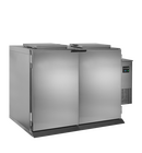 Tefcold Afvalbakkoeler | Wbc | Dubbel (2x 240l-container) | Incl. Koelunit | -2°c/+8°c | 1.4kw (230v) | 1740x985x1280(h)mm