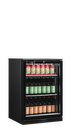 Tefcold Barkoelkast | Serie DB | Energiezuinig | 125l | Zwart | +2°c/+10°c | Geforceerd | 600x520x870(h)mm