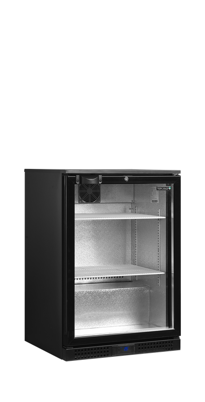 Tefcold Barkoelkast | Serie DB | Energiezuinig | 125l | Zwart | +2°c/+10°c | Geforceerd | 600x520x870(h)mm