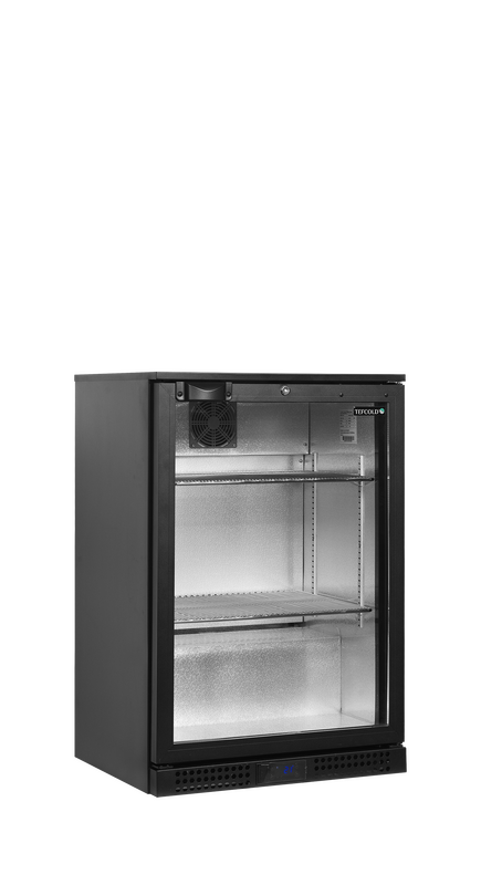 Tefcold Barkoelkast | Serie BA | Energiezuinig | 128l | Zwart | +2°c/+10°c | Geforceerd | 600x520x900(h)mm