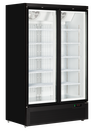 Tefcold Vrieskast | Atom Maxi | 1006l | Zwart | -18°c/-22°c | Geforceerd | Draaideuren | Wielen (geremd) | 1253x760x2003(h)mm