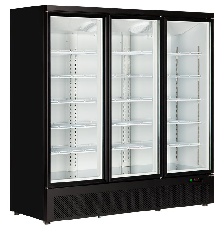 Tefcold Vrieskast | Atom Maxi | 1563l | Zwart | -18°c/-22°c | Geforceerd | Draaideuren | Wielen (geremd) | 1880x760x2003(h)mm