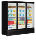 Tefcold Koelkast | Atom Maxi | 1664l | Zwart | -1°c/+10°c | Geforceerd | Draaideuren | Wielen (geremd) | 1880x710x2003(h)mm