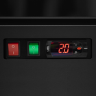 Tefcold Koelkast | Atom Maxi | 1664l | Zwart | -1°c/+10°c | Geforceerd | Draaideuren | Wielen (geremd) | 1880x710x2003(h)mm