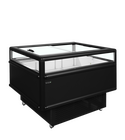 Tefcold Koel-/vrieseiland | 200l | Zwart | -18°c/-24°c & -2°c/+5°c | Geforceerd | Schuifdeksels | Wielen (geremd) | 1255x1015x962(h)mm