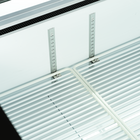 Tefcold Koel-/vrieseiland | 200l | Zwart | -18°c/-24°c & -2°c/+5°c | Geforceerd | Schuifdeksels | Wielen (geremd) | 1255x1015x962(h)mm