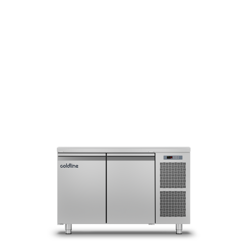 Coldline Vrieswerkbank | Master | 280l | 2 Deuren (1/1 Gn) | -15°c/-22°c | Geforceerd | 1300x700x850(h)mm