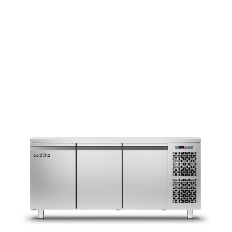 Coldline Vrieswerkbank | Master | 476l | 3 Deuren (1/1 Gn) | -15°c/-22°c | Geforceerd | 1780x700x900(h)mm
