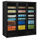 Tefcold Koelkast | Atom Maxi | 1664l | Zwart | -1°c/+10°c | Geforceerd | Draaideuren | Wielen | 1880x710x2003(h)mm