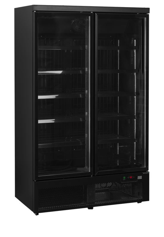 Tefcold Vrieskast | Atom Maxi | 1006l | Zwart | -18°c/-22°c | Geforceerd | Draaideuren | Wielen | 1253x760x2003(h)mm