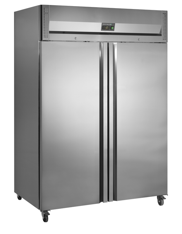 Tefcold Vrieskast | 1300l (2/1 Gn) | Rvs | -18°c/-22°c | Geforceerd | Bluetooth + App | Wielen (geremd) | 1420x875x2090(h)mm