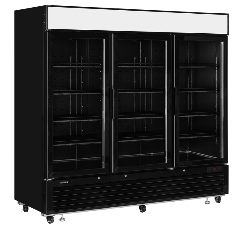 Tefcold Vrieskast | Serie Lg-b | 2050l | Zwart | -14°c/-25°c | Geforceerd | Draaideuren | Wielen | 2079x805x2065(h)mm