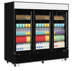 Tefcold Koelkast | Serie Lg-b | 2050l | Zwart | +1°c/+8°c | Geforceerd | Draaideuren | Wielen | 2079x805x2065(h)mm