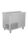Tefcold Koelkist | Serie Bhc | Rvs | 270l | +2°c/+8°c | Statisch | Schuifdeksel + Werkblad | Wielen (geremd) | 1005x565x930(h)mm