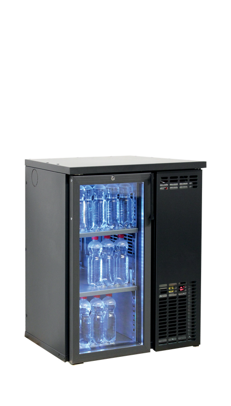 Serrco by Tefcold Barkoelkast | Scl Combi-line | 138l | Antracietgrijs | +2°c/+10°c | Geforceerd | Rgb Led | 770x560x820(h)mm