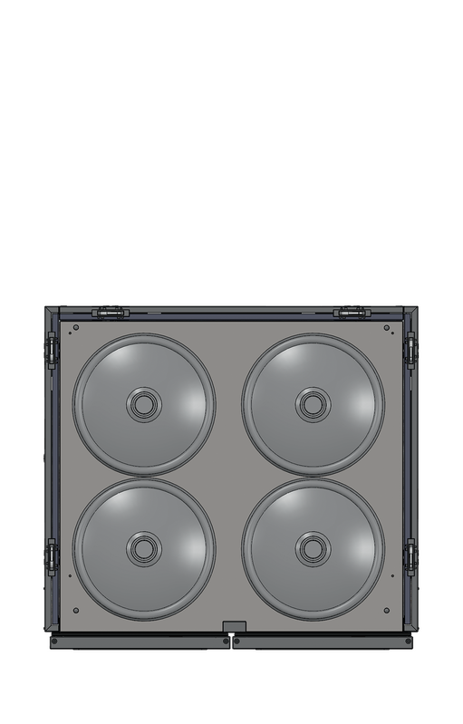 Serrco by Tefcold Vatenkoelcel | Skb | 0.86m³ | 12x 20l/4x 50l (keg) | Isolatie 40mm | 1060x975x1080(h)mm