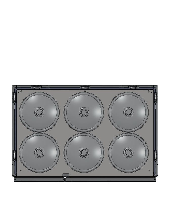 Serrco by Tefcold Vatenkoelcel | Skb | 1.21m³ | 18x 20l/6x 50l (keg) | Isolatie 40mm | 1465x975x1080(h)mm