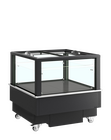 Tefcold Koel-/vrieseiland | Eib | 320l | Zwart | -18°c/+5°c | Geforceerd | Schuifdeksels | Touchscreen | Bluetooth + App | Wielen (geremd) | 1012x1010x975(h)mm