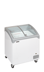 Tefcold Vrieskist | Nic | 185l | Wit/grijs | -14°c/-24°c | Statisch | Schuifdeksels | Wielen (geremd) | 740x650x918(h)mm
