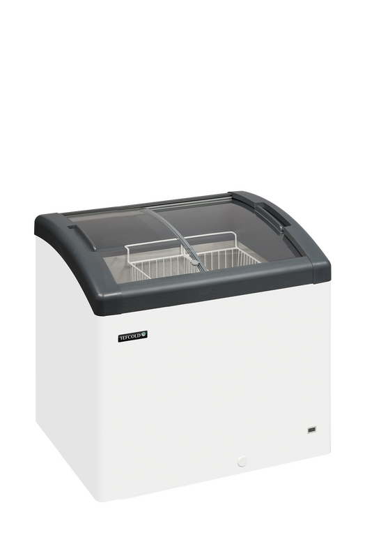 Tefcold Vrieskist | Focus | 161l | Wit/grijs | -16°c/-23°c | Statisch | Schuifdeksels | Wielen | 720x650x850(h)mm