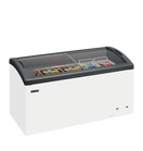 Tefcold Vrieskist | Focus | 418l | Wit/grijs | -16°c/-23°c | Statisch | Schuifdeksels | Wielen | 1500x650x850(h)mm