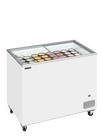 Tefcold Vrieskist | IC | 296l | Wit | -14°c/-24°c | Statisch | Schuifdeksels | Wielen (geremd) | 1010x630x892(h)mm