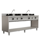 Unninox Wokstellen | Wokstel | Gas Wokstel – 4x15 KW – 4 Kookzones