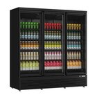 Unninox Drankenkoelkasten | Koelkast 3 Glazen Deuren - 1530l