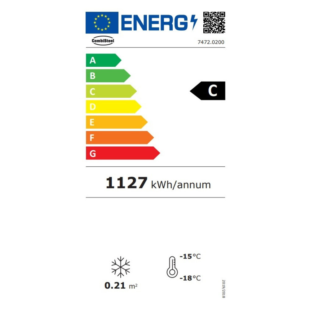 Combisteel Mini-ijsvrieskast | 90l (5x 5l) | Zwart | -18°c/-22°c | Statisch | 542x566x628(h)mm