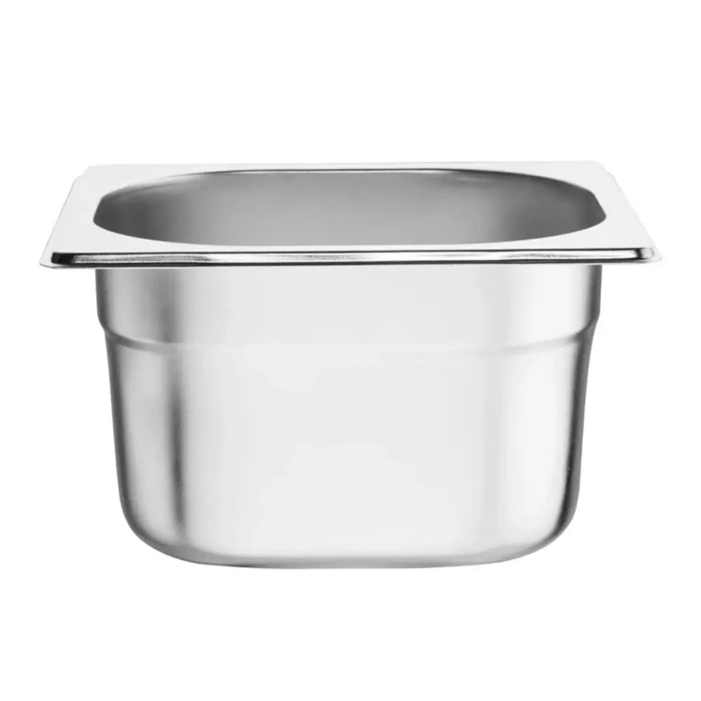 Combisteel Gn-bak | Rvs | 1/6 GN | Hoogte 100mm | 176x162x100(h)mm