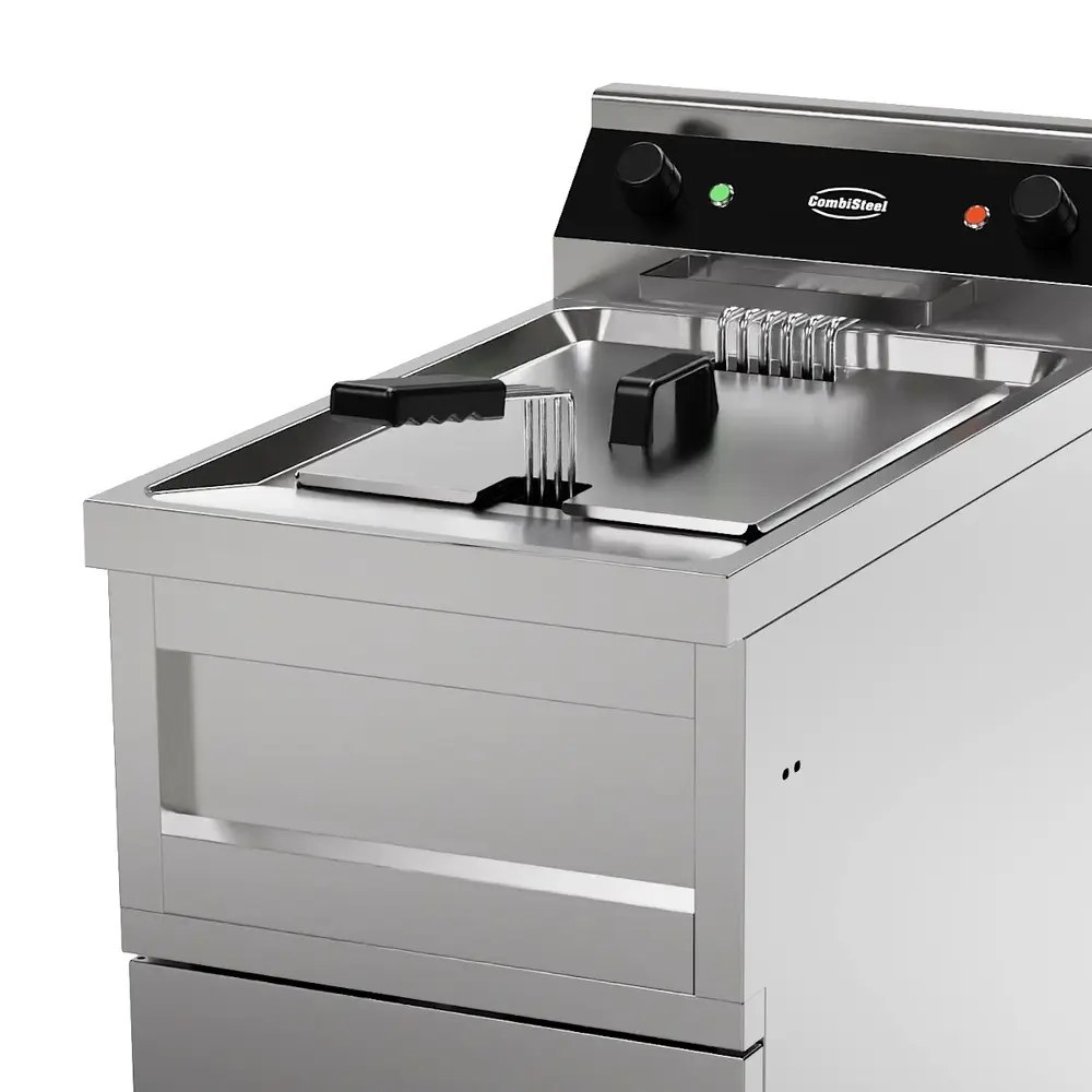 Combisteel Friteuse | Entry 700 | Elektrisch | 12l | 9kw (400v) | Aftapkraan | 400x700x850(h)mm
