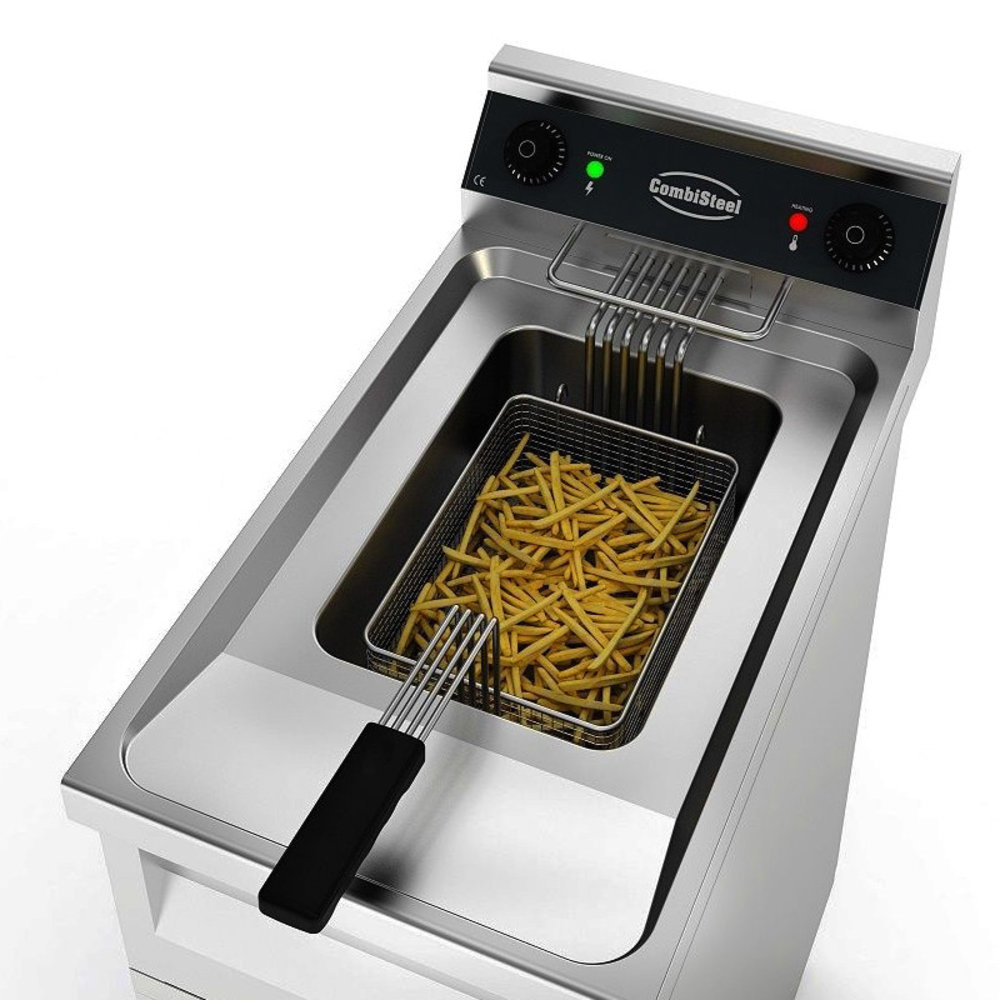 Combisteel Friteuse | Entry 700 | Elektrisch | 12l | 9kw (400v) | Aftapkraan | 400x700x850(h)mm