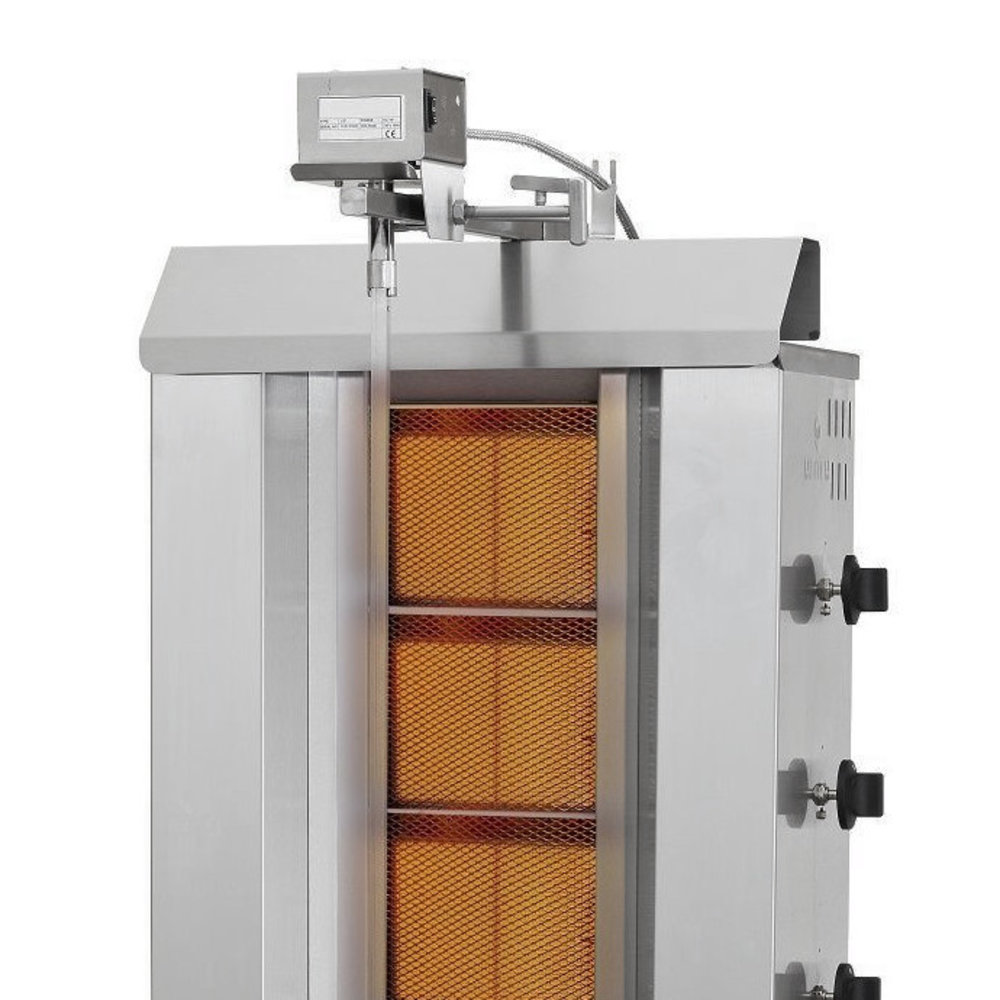 Combisteel Gyros-/dönergrill | Gas (5 Hittezones) | 16.1kw | 565x600x1280(h)mm